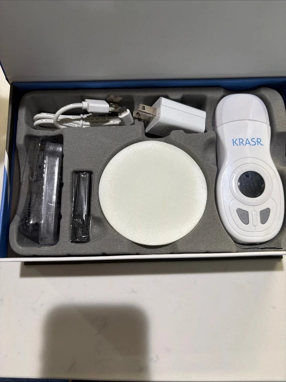 Ras Permanent Hair Remover - Blue, White, Black Packaging
